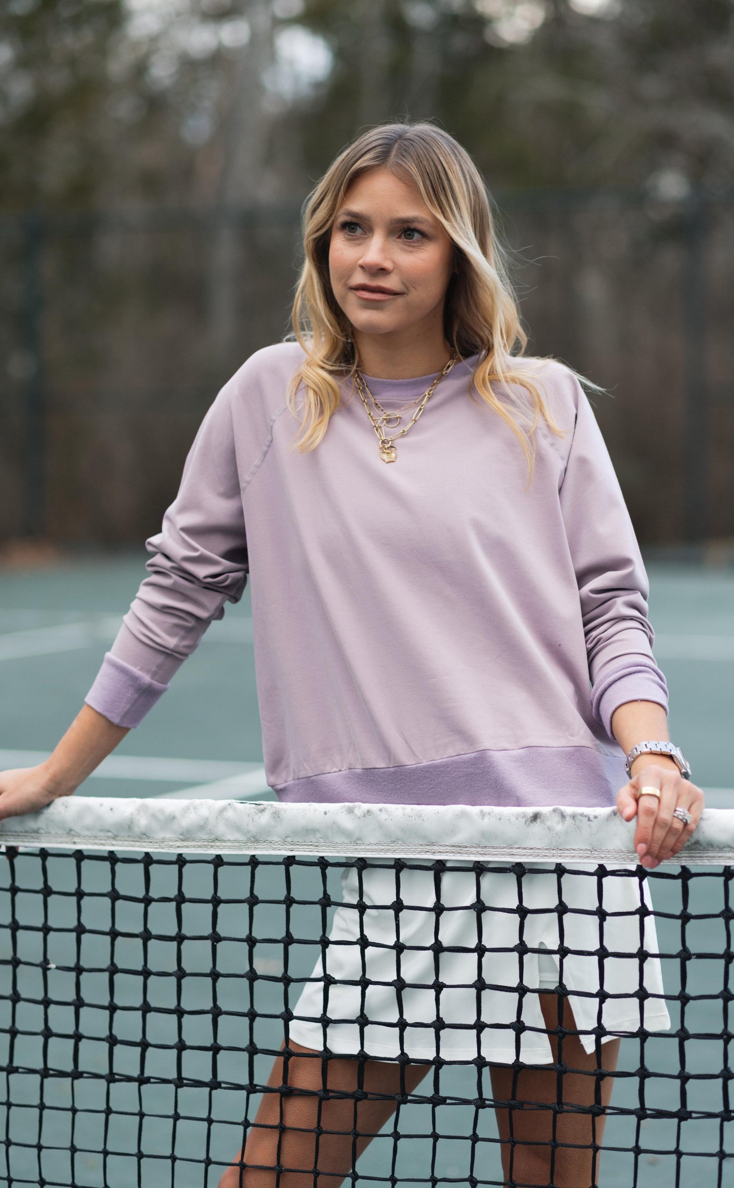 Classic Lightweight Sweatshirt - Dusty Violet